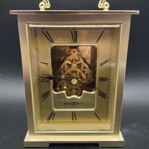 Howard Miller Quartz Table Clock 5.5". Tested keeping time. - Picture 2 of 9